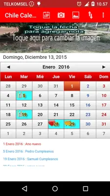 Chile Calendario android App screenshot 3